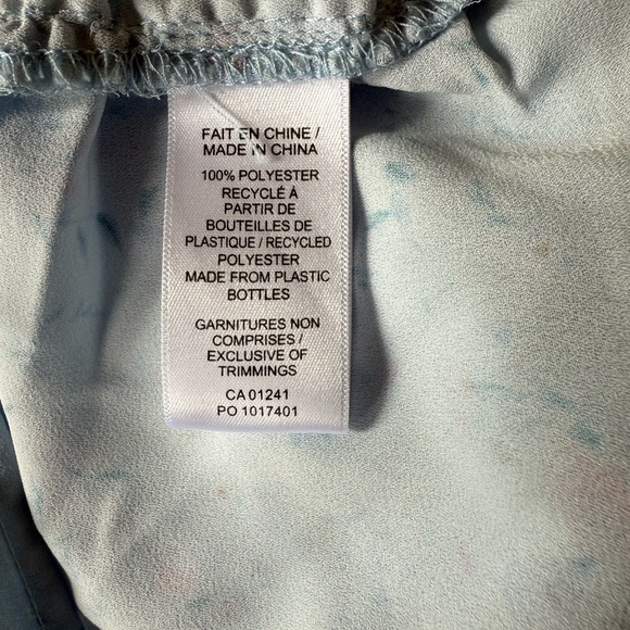 Simons Light Blue Ruched Mini Dress - Picture 4 of 5